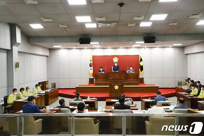 전북 고창군의회 제283회 임시회가 28일 개회했다.    © 뉴스1