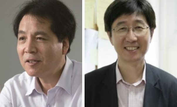석상일 UNIST 교수(왼쪽)와 박남규 성균관대 교수. UNIST, 성균관대 제공.