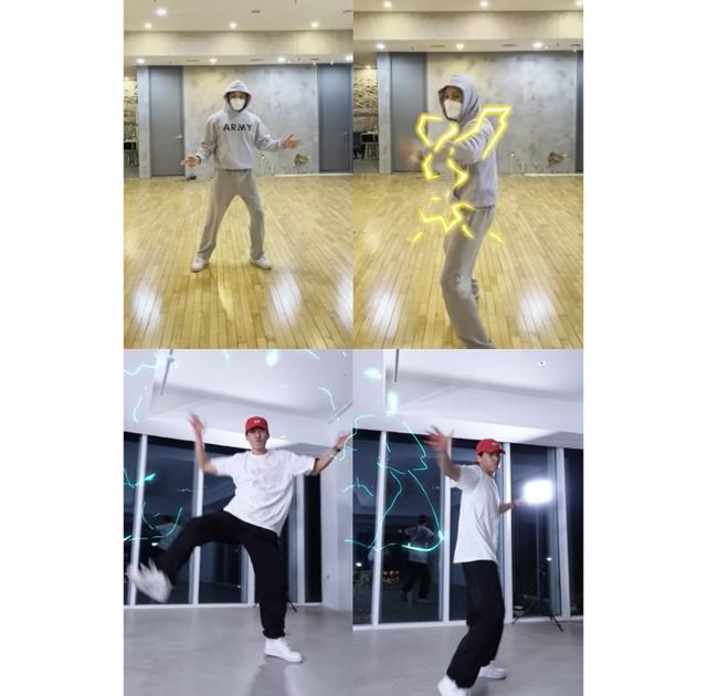 '보이스'의 배우들이 '스트릿 우먼 파이터' 커버 댄스에 도전했다. CJ ENM Movie 공식 SNS 제공
