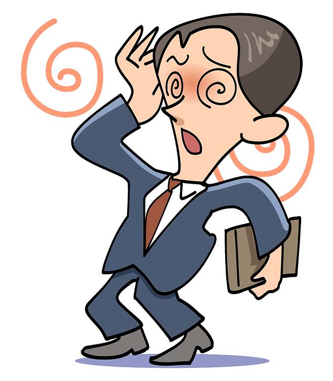 어지럼증. 게티이미지뱅크