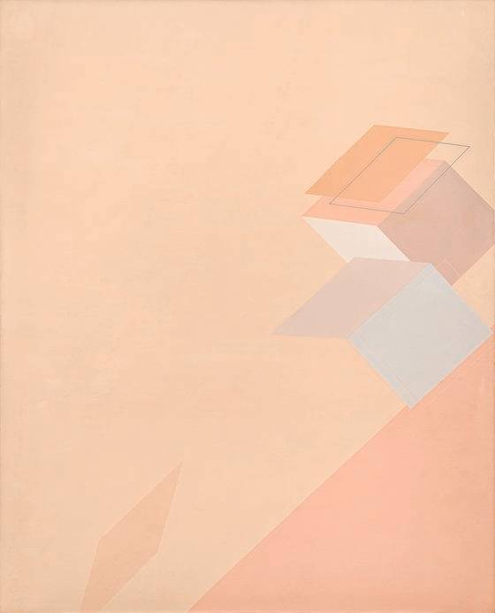 서승원, Simultaneity 77-56, 1977 , Oil on canvas, 162 x 130.[사진 PKM갤러리]