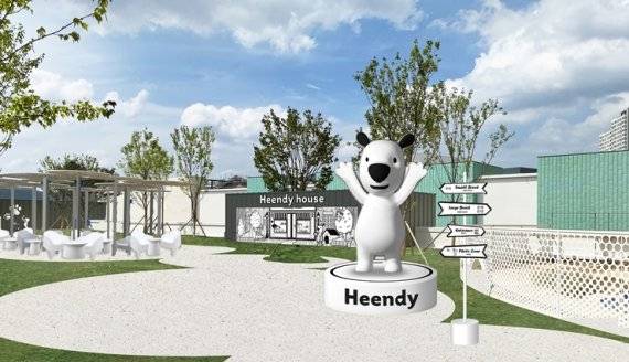 현대프리미엄아울렛 스페이스원에 400평 규모로 조성된 펫파크 '흰디 하우스' 현대백화점 제공