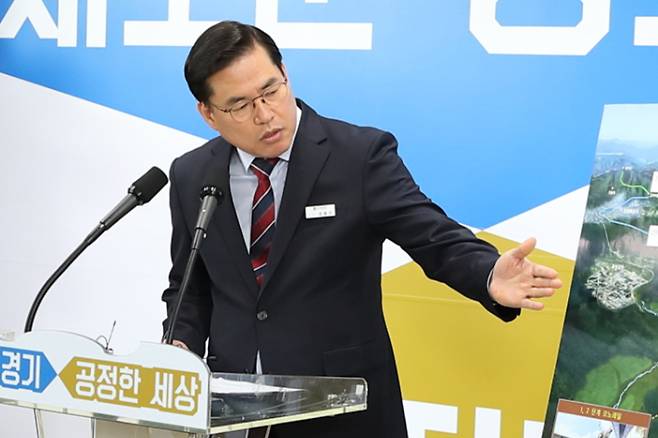 경기 성남시 대장동 개발사업 실무를 진두지휘한 유동규 전 성남도시개발공사 기획본부장(사장 직무대리). 연합뉴스