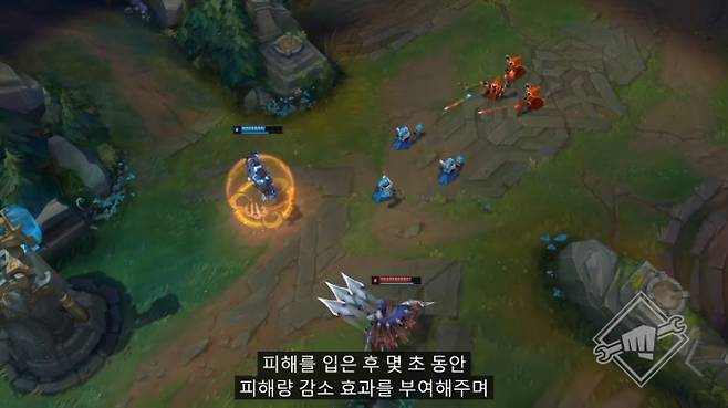 마법사 신화 아이템 효과 발현 모습. 라이엇 게임즈 유튜브 캡쳐