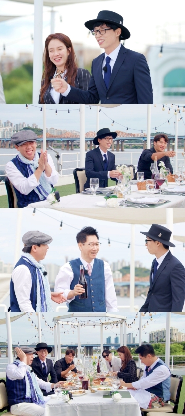 Running Man members doubt the production teams unusual super-luxury treatment.On SBS Running Man, which will be broadcast on October 10, the classy aquaculture road race of members who transformed into Lee Tae-ri ladies and gentlemen will be held.At the recording, the members showed off their previous-class opening fashion with Lee Tae-ri, a lady and lady look.Yoo Jae-Suk once again proved to be a suit-fit craftsman, perfecting the felony hat and suit, while Yang Se-chan laughed with a colorful muffler and a beret with an unknown source.High fashion terminator Ji Suk-jin ambitiously showed off his avant-garde fit check shorts, but was teased with a diaper look and foresaw the birth of a new fashion intellectual.