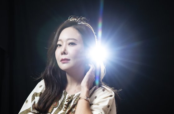 이달 말부터 서울 예술의전당에서 연극 '리어왕'에 출연하는 배우 소유진. 권혁재 사진전문기자