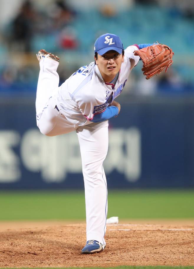 '2021 신한은행 SOL KBO 리그' 키움-삼성 더블헤더 2차전 경기
삼성 선발투수 이재희
대구 삼성라이온즈파크
2021년 10월 16일. 사진제공=삼성 라이온즈