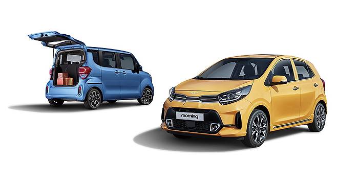 기아는 레이(왼쪽)·모닝 베스트 셀렉션을 새로 내놨다. /사진제공=기아