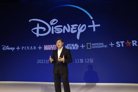 오상호 월트디즈니 컴퍼니 코리아(디즈니코리아) 대표가 오는 11월12일 '디즈니+' 출시를 앞두고 구체적인 국내 서비스 내용과 국내 콘텐츠 투자도 강화 전략을 밝히고 있다. 사진=뉴스1
