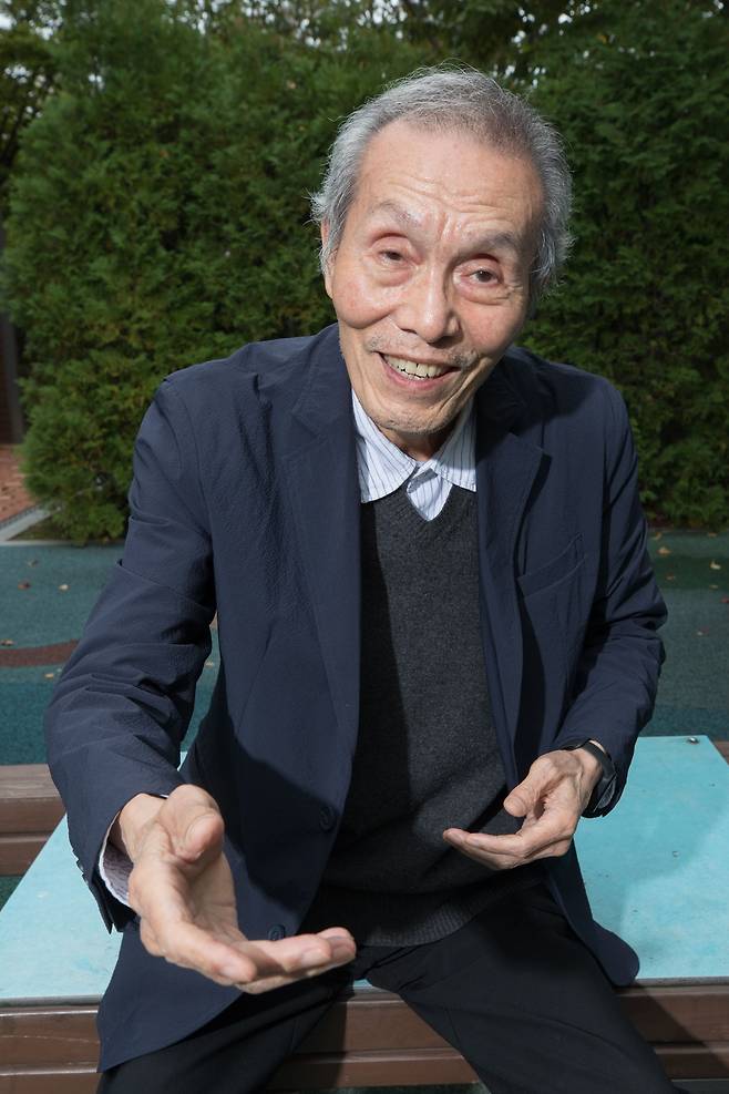 오영수는 "이 시대를 살았던 한국인의 모습을, 그리고 인생의 깊이를, 호흡과 내공을 통해 보여준 배우로 기억됐으면 좋겠다"고 말했다. /고운호 기자
