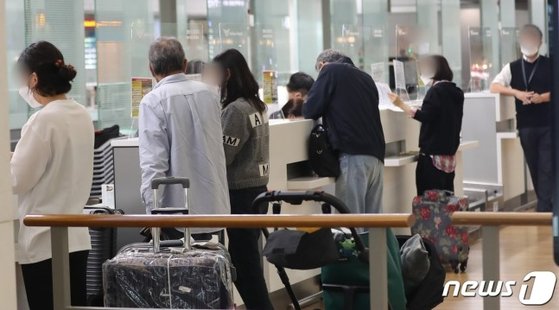 지난 12일 인천국제공항 제1터미널의 모습. 뉴스1