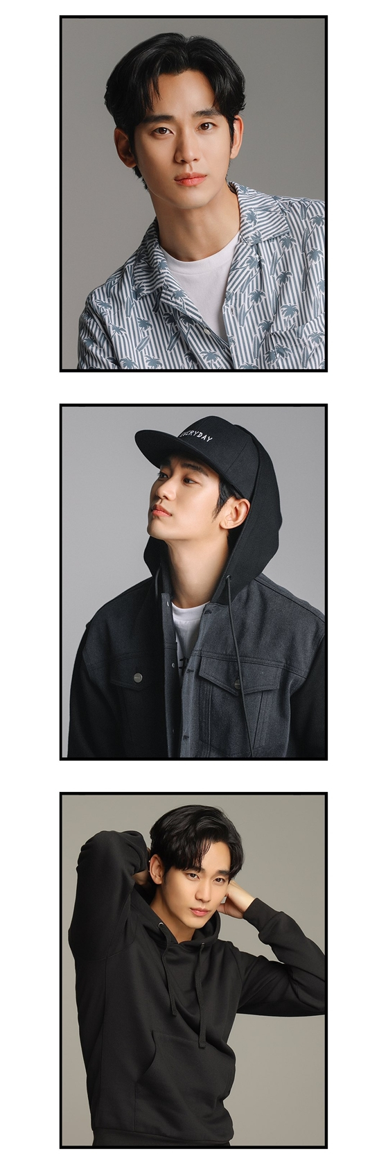Kim Soo-hyuns agency Gold Medalist posted three photos of Kim Soo-hyun through the official Instagram on the 18th.In the public photos, you can see Kim Soo-hyuns Good-looking Kim. Kim Soo-hyun, who showed the essence of Hoonnam and Good-looking Kim in his hat, hooded T-shirts and shirts.His eyes, which added to the charm of his warm appearance, were enough to capture the fans.Fans who encountered the photos showed various reactions such as good-looking and cool.On the other hand, Kim Soo-hyun is scheduled to meet with fans by playing the role of the main character Kim Hyun-soo Kim the first Coupang play series One Day (director Lee Myung-woo, production green snake media and The Studio M and Gold medalist) to be released in November.One Day is an eight-part hardcore Crime Drama depicting the fierce survival of Kim Hyun-soo (Kim Soo-hyun), who became a suspect in a night-long murder in an ordinary college student, and a low-level third-class lawyer, Shin Jung-han (Cha Seung-won), who does not ask the truth.