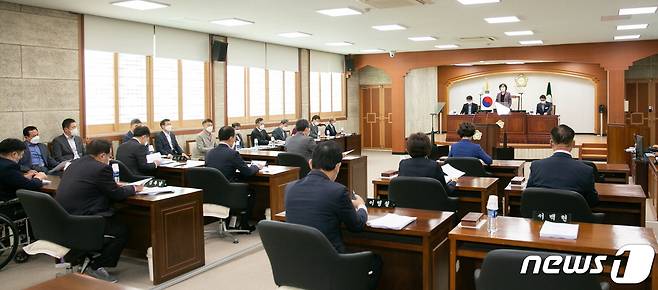 전북 김제시의회는 19일 6일간 일정으로 열린 제253회 임시회를 폐회했다.© 뉴스1