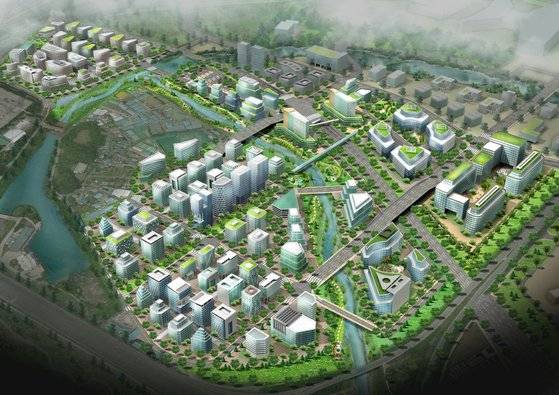 고양 일산테크노밸리 조감도. 고양시