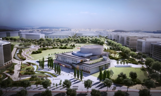 Rendering of the new LG Arts Center in Seoul (Courtesy of LG Arts Center)