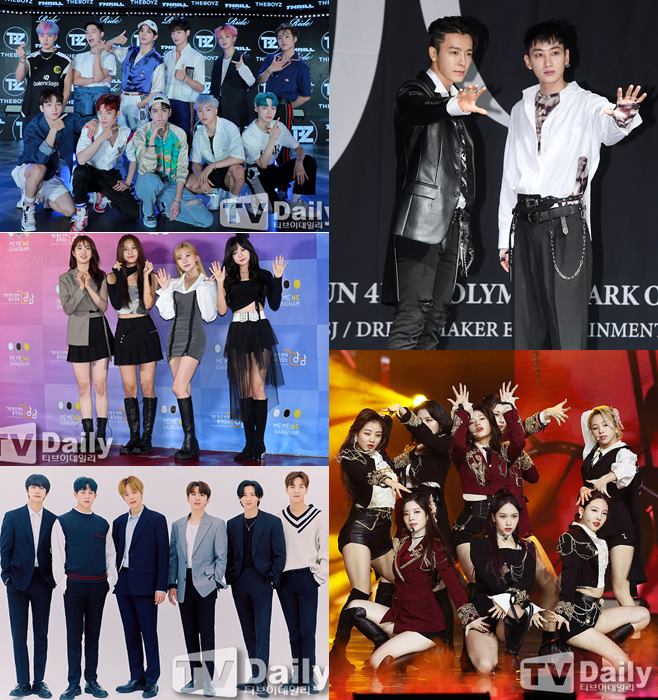 The temperature is falling and the cold is coming down, but the music industry is expected to get hotter with the comeback of large idols in November.From Group The Boyz (THE BOYZ), Super Junior-D&E (SUPER JUNIOR-D&E), LABOUM (LABOUM), TWICE (TWICE), Monstar (Monstar X), they are looking for fans with their own strong personalities.The first runner in November is group The Boyz, who releases her third single, Maverick (MAVERICK), on Sunday, and makes a high-speed comeback in three months.While the personal concept posters of the members who seem to be about to play survival games are being revealed and raising more questions, expectations are focused on what kind of fanship they will stimulate this time.In addition, The Boyz not only recorded a half-million seller in the record sales category with the mini 6th album Sreekha Mitraring (THRILL-ING) in August, but also proved overwhelming popularity by winning five music broadcasts and top domestic and overseas music charts.It is a point of interest to see if the new history of The Boyz, which will be released following the Sreelekha Mitra Ride (THRILL RIDE) which is hot this summer, will be able to write a new history.On November 2, Super Junior-D & E will release their regular album Countdown (COUNTDOWN).As it is an album released to commemorate the 10th anniversary of debut, it is released in three different types, including Countdown version with pictures of Dong-Hae and Eunhyuk, California Love version of Dong-Hae solo, and Eunhyuk solo version. Yes.Already, Dong-Hae released California Love, an addictive melody that NCT Geno participated in the feature, on the 13th, and started full-scale music broadcasting.Eunhyuks solo digital singer Rain, which will be released at 6 pm on the day, and Countdown, which will be released in November, are also expected to increase.The next day, on November 3, LABOUM, who wrote a reverse Shinhwa, will make a comeback with the mini 3rd album BLOSSOM.This is a new album for about a year since the digital single album Cheese released in December last year, and it is also the first new album to be released after reorganizing into Interpark Music Plus and reorganizing it as a four-person system.LABOUM, which celebrated its 7th anniversary this year, caused a reverse syndrome with Imagination Plus through MSG Wannabe of MBC entertainment program What do you do?I am looking forward to seeing if I can write Shinhwa this time.On November 12, TWICE will be the third album of the regular album, Formula of Love: O + T=