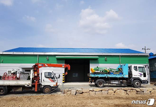 진안군 동향면에 건립된 동부권 농기계 임대사업소./뉴스1