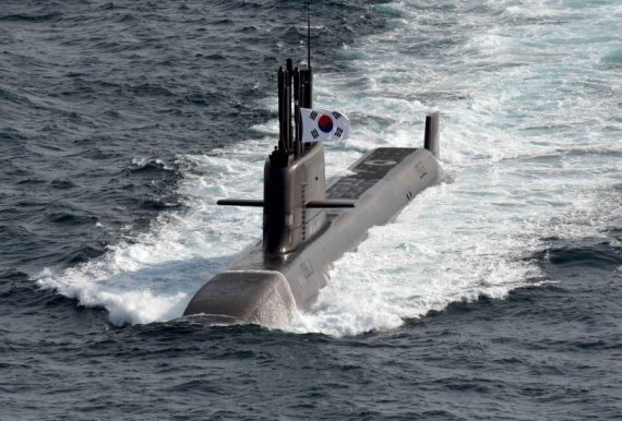 3000톤급 해군 잠수함 '도산안창호함' 사진=해군 제공