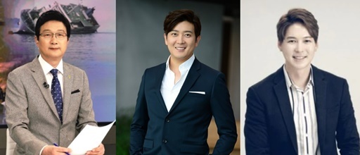 손범규(왼쪽부터), 최기환, 박찬민 아나운서. SBS 제공