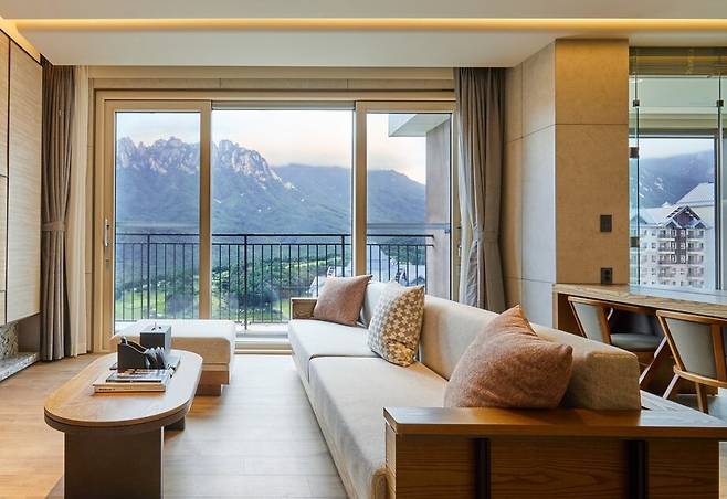 델피노 객실 창밖