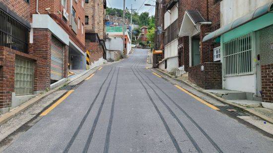 상도3동 도로열선 설치 위치 현장