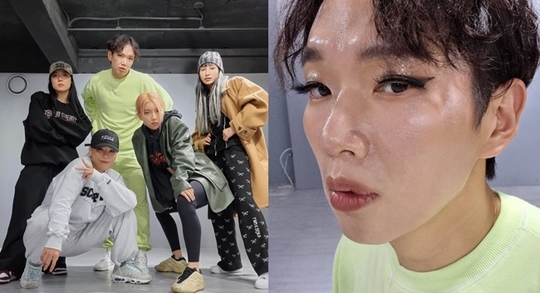Broadcaster Jang Sung-kyu met Dance Crewe Lachika.Jang Sung-kyu wrote on her Instagram page on November 1, Great Girls # Lachika #Swoopa.In the photo, there are images of Crewe Lachika members Gabi, Lian, Peanut and Shimiz who appeared on Mnet Street Woman Fighter (Swoopa).Especially among them, Jang Sung-kyu stood in a fluorescent tracksuit and attracted attention.Jang Sung-kyu is also wearing a deep stage makeup, with a gleaming eye makeup and a lashes, which show off charisma as much as a rachika.Meanwhile, Jang Sung-kyu married a non-entertainment woman in 2014 and has two sons.