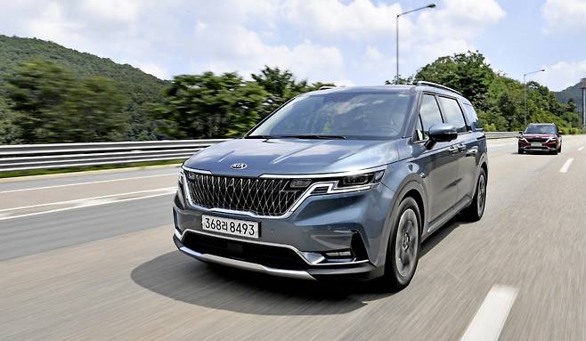 최근 중고차시장에서 ‘카니발’의 시세가 뛴 것으로 나타났다. 사진은 뉴 카니발. /사진=기아