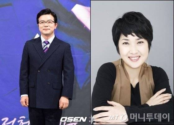 배우 이영범, 개그우먼 노유정/사진=OSEN, 스타뉴스