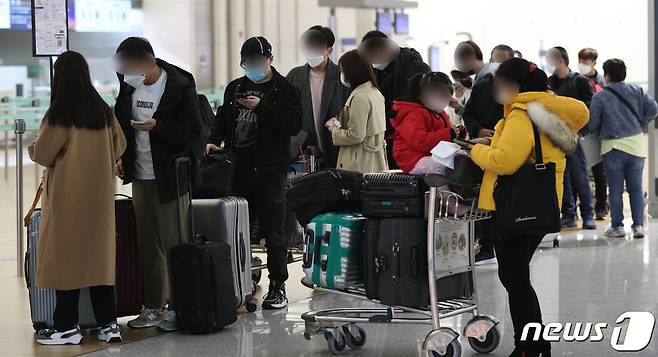 인천국제공항 제1터미널 모습 2021.11.5/뉴스1 © News1 성동훈 기자