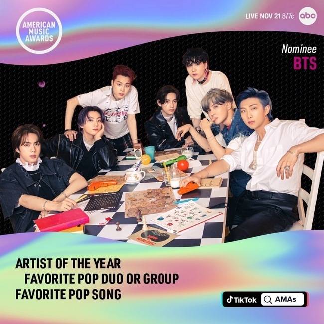 아메리칸 뮤직 어워드(American Music Awards) 공식 SNS