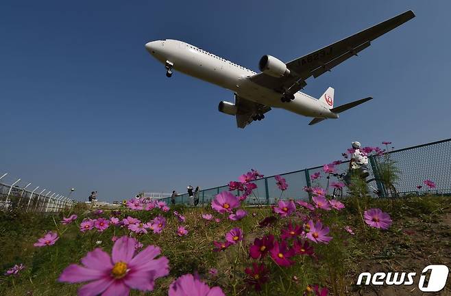 일본 오사카 국제공항. © AFP=뉴스1 © News1 정윤영 기자