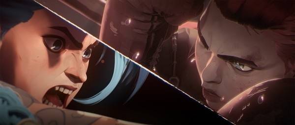 아케인의 주인공 '징크스'(왼쪽)와 '바이'. 라이엇게임즈 제공