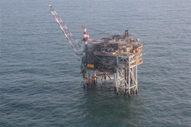 석유공사 영국 자회사 다나의 북해 더라위터르 플랫폼. (사진=한국석유공사)