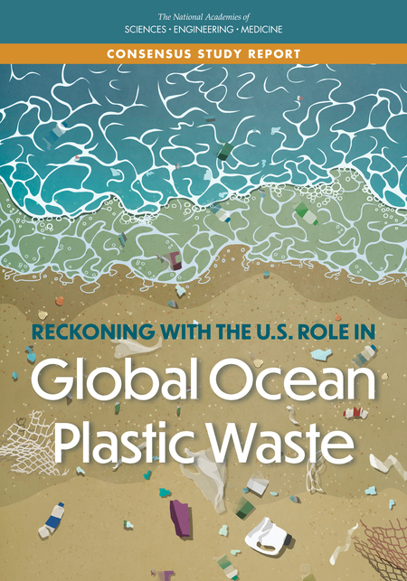 ‘세계 해양 플라스틱 쓰레기에 관한 미국의 역할 예측’ 보고서 표지(사진=NASEM)