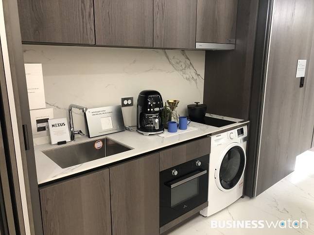 세운 푸르지오 그래비티는 생활형숙박시설로 취사와 세탁이 가능하다.