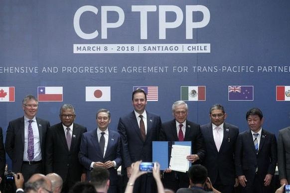 CPTPP는 미국을 제외한 아시아·태평양 지역 11개 국가가 참여한 초대형 경제 협력체다. / AP연합