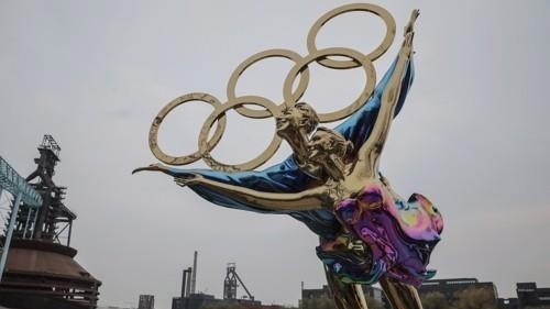 2022 베이징 동계올림픽 조형물 / 사진=연합뉴스