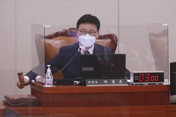 국회 법사위원장 박광온 민주당 의원.
