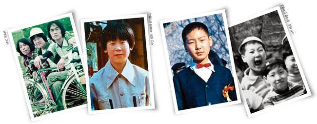 더불어민주당 이재명 대선후보(왼쪽)와 국민의힘 윤석열 대선후보의 어린 시절.