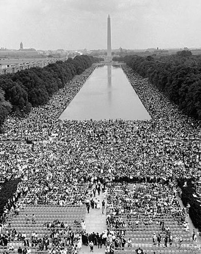 1963년 킹 목사는 ‘직업과 자유를 위한 워싱턴 행진’이라는 행사에서 “내게는 꿈이 있습니다”라는 유명한 연설을 했다.