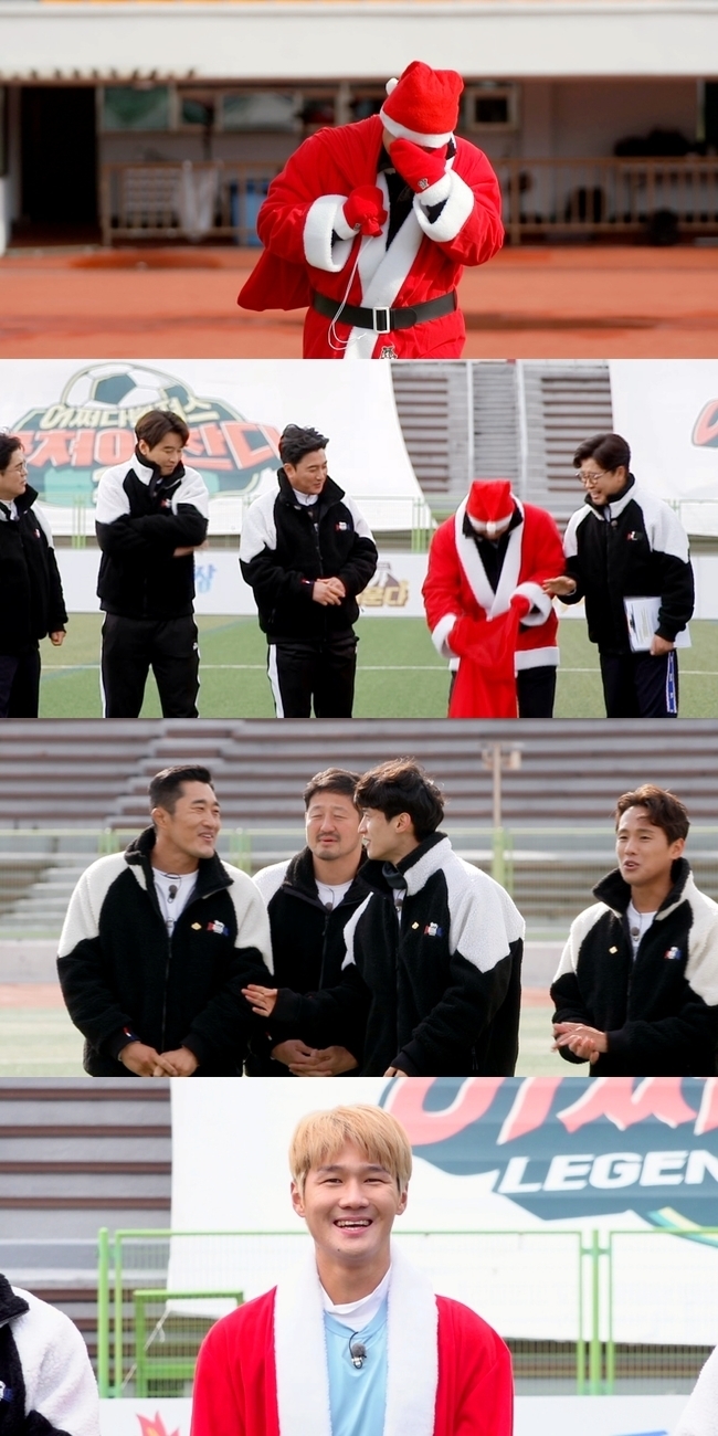 Director Ahn Jung-hwan prepares special Christmas presents for legendsJTBCs Changda Season 2, which will be broadcast on December 19, will be held at Christmas, with a huge Christmas gift ceremony by director Ahn Jung-hwan.Grandpa Santa appears on the field to present the present.Santas unexpected identity, which showed up with a bag of gifts with a mouth-sized bag, surprised the legends.In the run-up to the gift ceremony, the legends embarrass him by blowing a clear stone fastball to his unidentified Santa grandfather, What did you bring?It is the back door that Santa Grandpa was sweating because of the storm question baptism of the members of the Absolutely Avengers who seemed to have returned to childhood.Especially, the legendary mouth is caught in the ear of the gift that does not know the end, and Santa grandfather is soaring the expectation of everyone saying there is another thing.I wonder who Santas grandfather is and what his special gift will be.On the other hand, another surprise gift (?) by coach Ahn Jung-hwan will be sent to the team on the same day: Kwon Soon-woo, a tennis player, visited the What the Avengers.The legends are admiring the appearance of his colorful hair color that captures his gaze, saying, It is like an idol.