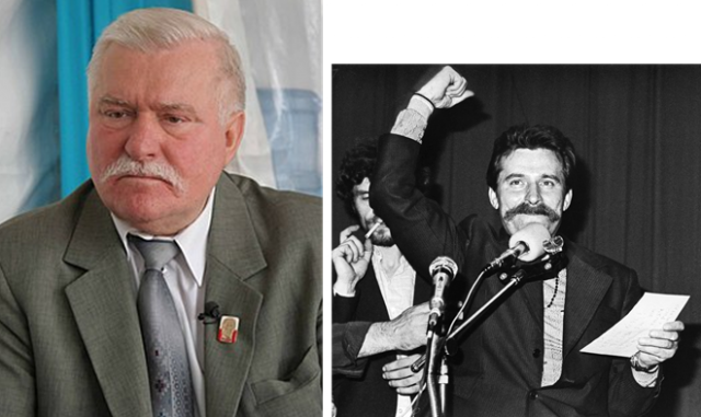 ▲2009년 폴란드의 레흐 바웬사와 1980년 8월 레닌 조선소에서 파업을 지도하는 바웬사 (사진 출처: 위키백과)