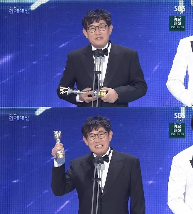 Seoul) = 2021 SBS Entertainment Grand Prize added fun to the awards ceremony with the witty award testimony and artistic sense of the stars.In the 2021 SBS Entertainment Grand Prize broadcast on the 18th, Ugly Our Little team was honored.In addition, The Girls Who Beat swept the trophy in the main categories, and this years entertainment awards were first enacted this year and distributed evenly to the main entertainers who have been active in each program.Among them, I gathered the words that became a hot topic at the awards ceremony.Shin Dong-yup was the last to take the microphone and express his feelings when the Ugly Our Little team won the grand prize.He said, I would have been curious to see the audience who watched the TV so far, but I am sorry. I will give you one baby. You must have had such a heart, but it would have been difficult for the production team to give one person.Shin Dong-yup said, In fact, it is not strange if anyone receives one of the performers, and the production team seems to have given it a hard prize. Other performers, mothers and now I can not be together, I said.He added, Please enjoy our hateful baby until the end.On the day, Ji Suk-jin won the honorary Temple Award.He received this award of an unfamiliar name and said, I have been to a lot of awards, but I think it is the first time I have won the honorary Temple Award. After luck, he said, I wonder if it is the four major insurance policies.Ji Suk-jin said, It will be the 30th anniversary next year. I have a stable job on my 30th anniversary and it seems to be very good. I received the honorary Temple award that Kyung-gyu did not receive.If the members of Running Man have something to say to the boss and the general manager, I will meet with Direct and solve everything.Lee Seung-gi won the award for the producer of the producers.He thanked the PDs who gave him the prize and said, It was a time when I was very tired, tired and worried personally this year.I would like to thank you again for the precious Friend who always supported me and cheered me around me, and I was able to stand up and work hard this year, he said with a meaningful testimony referring to Friend.Lee Seung-gi said, I had a complex, he said. I was a good person, but I had a lot of desire to go to the top spot as a singer, actor, and entertainer. I was a big fan of myself.I said it like a mouthpiece in my 20s, but I admired the geniuses who were born, he said. I wanted to follow the path of Lee Kyung-kyu Kang Ho-dong Yoo Jae-seok Shin Dong-yup, but this years troubles have ended a little.It was a year when I felt that my speciality would arise if I was doing well properly, he said. I am grateful that this award gave me the power to love me a little more, I will walk without shaking.Yang Se-chan was tearful after winning the Grand Prize in Variety.I want to say that the award-winning brother congratulates my brother, he said. My mother always does not know that I am compared to my brother, but I give a lot of love to me while noticing that I do not know, but I want to say that I am so grateful and loving that my mother will be watching.Gim Gu-ra took the stage as the winner of the Best Program Award with Song Ji-hyo on the day.Song Ji-hyo told Gim Gu-ra, It became a Wannabe for late dads. There are some people who are late in the Running Man members.Then Ji Suk-jin is four years older than me, and my sister-in-law is younger, said Gim Gu-ra. Ji Suk-jin is rumored to be a great energy maker among comedians.Gim Gu-ra also added, The child will be good because he is big, but here are a lot of pretty cakes, but take the atmosphere.Since then, Gim Gu-ra has praised Song Ji-hyo, saying, I am sorry to talk to you only. My hair style has become a hot topic, but I seem to fit well personally.This is a recent reference to the controversy that some fans of Song Ji-hyo have complained about Song Ji-hyos styling, and Gim Gu-ras comments have also focused attention.Seo Jang-hoon took the stage to receive the Years Entertainment Award.He said, I do not know if I can get it together because many of you are good. I have been doing Ugly Our Little for six years, and I have been recording Dongsangmong for five years.I really appreciate SBS for making a good program for a long time, he said, I do not know if you are watching.Seo Jang-hoon said, I hope my mother will be fully recovered soon, I am really praying. Thank you.Lee Kyung-kyu received the award of the years entertainment award and said, It seems that the person who deserves it receives it. It is actually a sense of object, but I started to eat too late.I am already in the contract before starting this award program, I will receive an award at the end of the year.Lee Kyung-kyu said, It was not good that I gave such a great honor this year, but I have been doing SBS all the time. I went to the deacons house and Dolsing Forman to receive the prize.He also mentioned that he recently married his daughter Lee Ye-rim, saying, I am a craftsman. Lee Ye-rim marriages with soccer player Kim Young-chan in early December.Lee Kyung-kyu said, I am such a person! I will visit you next year.Jang Doyeon won the Next Level Award on the day; for a unique name, Jang Doyeon said, Excuse me, but is it an award that is introduced for the Next Level Award?And then he said, Thank you, Espa. After that, he promised, I would be a broadcaster who would be grateful for your choice and will not be worth the fee. Kim Tae-kyun took to the stage to present the La EXO D.O. DJ award with Park So-hyun on the day.First of all, I want to express my heart to SBS, he said. It is personally true that I put the face of the biggest DJ and the smallest DJ.Kim Tae-kyun also said, Lets face it once, he said, Please take a two-shot.3MC Lee Seung-gi Jang Doyeon Han Hye-jin responded I ignored perspective and Kim Tae-kyuns forehead is Park So-hyuns face and laughed.Kim Tae-kyun said, Park So-hyun is really small, and it seems to be getting smaller and smaller. More amazing is my sister who is one year older than me, sister why is it so small.Park So-hyun responded, I am the same, but the face growth plate seems to be open.