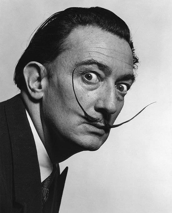 스페인 초현실주의 화가 살바도르 달리(1917~88). Philippe Halsman