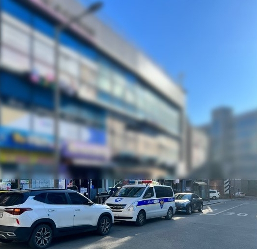 지난달 31일 직원이 숨진 채 발견된 서울 서대문구 한 스포츠센터의 주변.