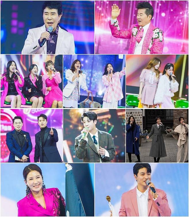Song Dae-gwan - Tae Jin-ah - Seo Ji-o - Roh Ji-hoon will be featured as a special runner for the Mr. Trot Grand Prix, which has become more exciting for the New Year.In the fifth episode of TV CHOSUN Tuesday is a good night broadcasted on January 4, rival Song Dae-gwan - Tae Jin-ah and Dance Mr.Trot Queen Seo Ji-o, Mr. Trot Romantist Roh Ji-hoon, will perform a national treasure-grade medley feast from the beginning of the new year.First, Song Dae-gwan and Tae Jin-ah predicted a rival confrontation with pride as Mr. Trot masters representing Korea.Tae Jin-ah started the storm provocation saying, I raised Song Dae-gwan, and the two of them turned upside down the scene for the first time in the fire night after showing off the tit-for-tat chemi.MC Jang Min-Ho is also surprised that It is a confrontation of the past in the history of the night! And the result of the confrontation between the two is gathering curiosity.In addition, Mr. Trot female warrior Seo Ji-o, who appeared as a platoon captain, made the studio shake with the exciting performance of Dance Empress, Mr.Trot romantic Roh Ji-hoon also presented a heartbeat stage that turned Kim Taeyeon into a girl fan.In particular, Kim Taieon, a baby tiger, pointed to the presidential election boat Tae Jin-ah and continued hunting for the leader of the resale patent opponent team.However, Tae Jin-ah also showed a confident attitude that I will win you with a formidable momentum.Attention is focusing on who will win the stage where the two men go beyond the age difference and take off the rank.Meanwhile, Yang ji-eun painted the scene with a daunting touch with the flower view that made even the tears of the original songr Kim Taeyeon burst, and legend selections such as Hong Ji-yoons What Love and Kim Da-hyuns Ashes continued to provide eardrum healing.Here, the members of Miss Trot2 drew admiration with Song Dae-gwan and Tae Jin-ahs hit song Medley.A musical-like high-quality stage was created as Hong Ji-yoons tearful performance and members fantasy performance were combined.In addition, Jung Dong-won turned into a charismatic general manager, and MC Boom and Jang Min-Ho told him, Sit down now because it is my time!Moreover, General Manager Jung Dong-won sent out a limited-class lucky fairy who was directly involved, and the lucky fairy showed off the famous song Na Hoon-as Mushiro with outstanding singing power, which made the scene enthusiastic.Everyones eyes and ears are focused on the New Years special feature, Mr. Trot, which is a rich attraction that can only be seen in the Hwa Night.Mr.Trot2s 90s Yang ji-eun - Kang Hye-yeon - Yoon Tae-hwa prepared a mini concert to empower the tired Ganghwa Island merchants and residents with Corona 19.They visited Ganghwa-guns hidden attraction, the Anglican Church Ganghwa Cathedral, and prayed for a new years wish with their wishes.Since then, I have successfully completed a mini concert for the residents by filling Ganghwa Island with Mr. Trotheung, starting with Island Village Teacher, Cheongpung Myeongwol, and Creative Friend.