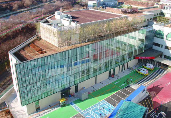 다음 달 10일부터 부분 운영에 들어가는 감염관리센터(CIC) 전경. 서울아산병원 제공