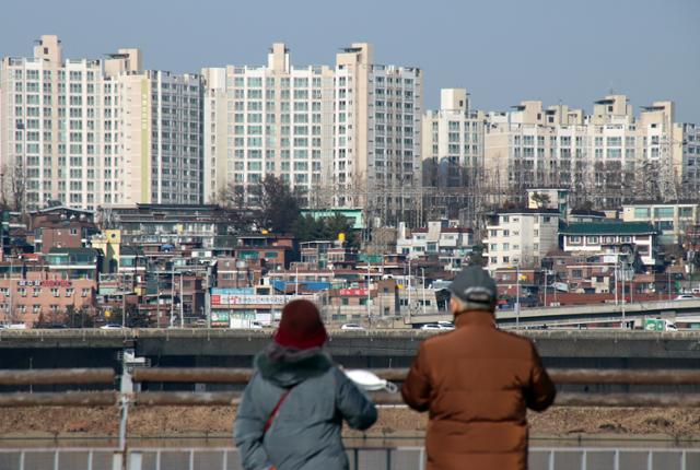 서울의 아파트 및 빌라 밀집지역 모습. 뉴시스
