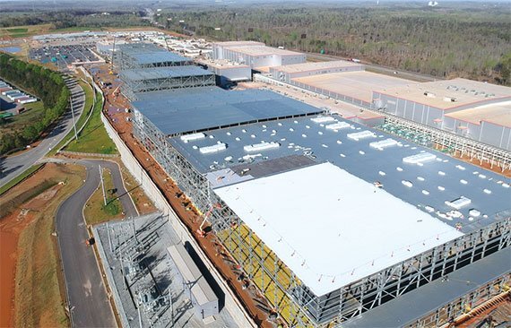 SK이노베이션이 미국 조지아주에 건설중인 배터리 공장. SK이노베이션 제공