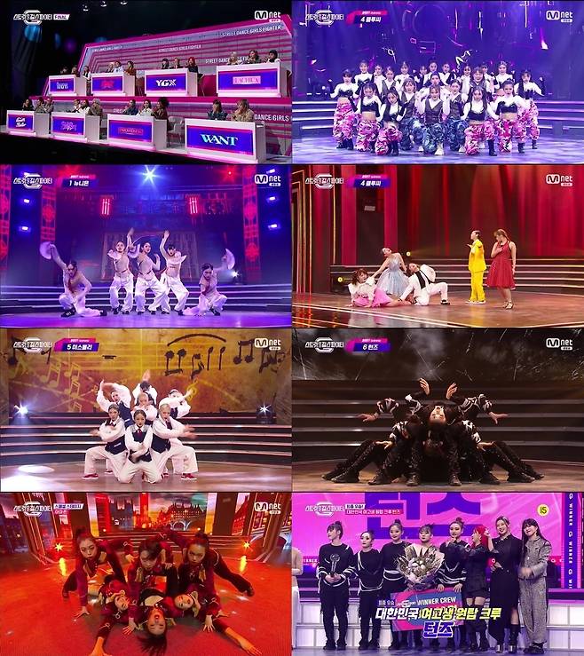 The final episode of Mnet’s “Street Dance Girls Fighter” (Mnet)